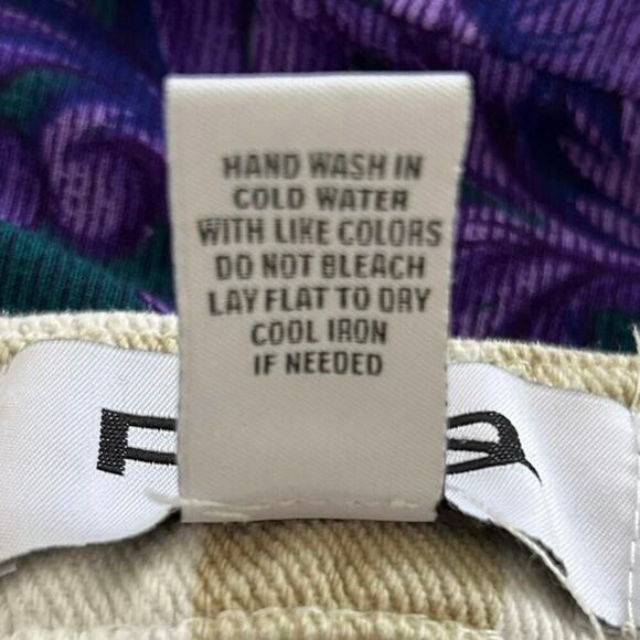 RSQ Checkered Mini Skirt Y2K Grunge Skater Brown White Women 26 - Picture 4 of 5